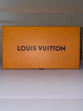 Louis Vuitton Box! Long Wallet Size! 9 1/2” x 5 1/4” x 1 3/4”